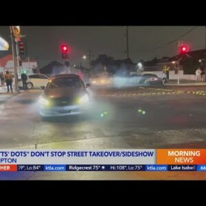 'Botts Dots' don't stop street takeover in Compton