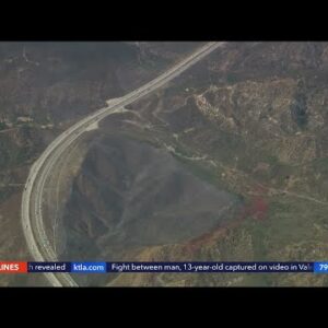 Bronco Fire prompts SigAlert in Cajon Pass