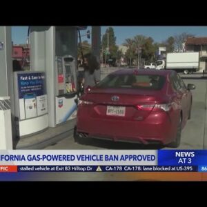 California approves ban on gas-powered vehicles by 2035