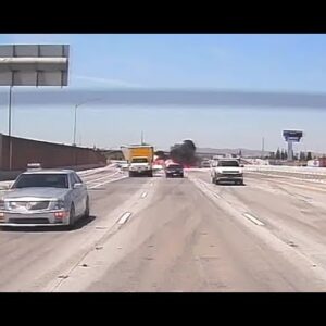Caught on Video: Small plane crash-lands on Riverside Co. freeway