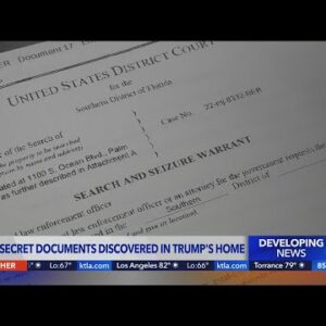 Classified documents found at Mar-a-Lago