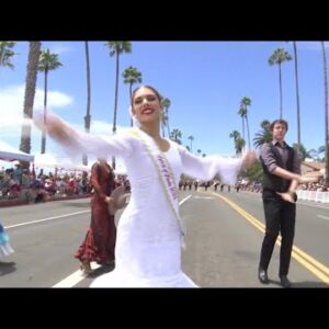 El Desfile Historico – the Fiesta parade, entirely at The Santa Barbara waterfront for 2022
