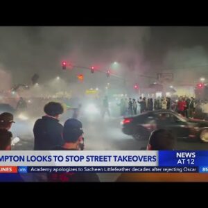 Compton installs 'Botts Dots' to combat street takeovers