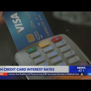 Credit card interest rates stay high