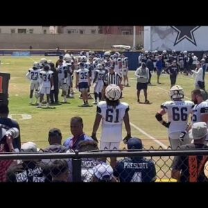 Dallas Cowboys wrap up Oxnard training camp that benefits youth groups