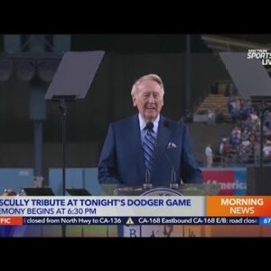 Dodgers to honor Vin Scully in pre-game ceremony Friday night