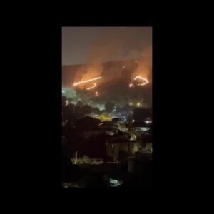 El Sereno Brush Fire (Viewer Video)