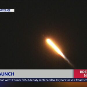 SpaceX successfully launches Starlink satellites from Vandenberg Space Force Base