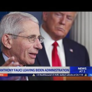 Fauci to leave Biden administration in December