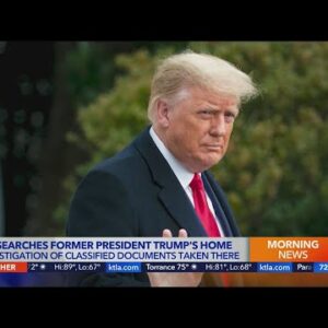 FBI searches former President Trump's Mar-a-Lago home