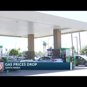 Gas prices at the pump are dropping in the Central Coast