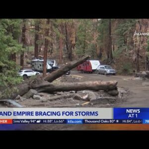 Inland Empire bracing for storms