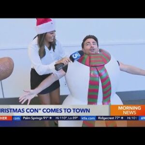 Jonathan Bennett and Megan Telles celebrate the joy of 'Christmas Con'