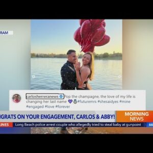 KTLA's Carlos Herrera gets engaged!