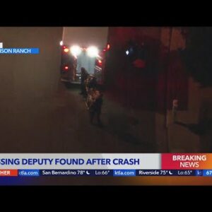 L.A. County deputy briefly missing after crash in Stevenson Ranch