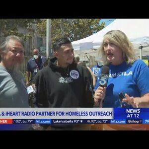 Lechero, Wing Lam join KTLA and iHeartMedia for homeless outreach