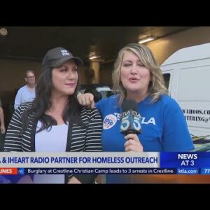 Lisa Foxx joins KTLA and iHeartMedia for homeless outreach