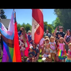 Many gather as local church in Santa Ynez Valley replaces stolen Pride flag 10PM SHOW