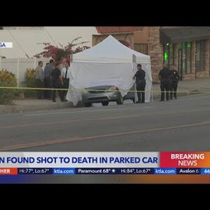 Man found shot to death in parked car in Tujunga