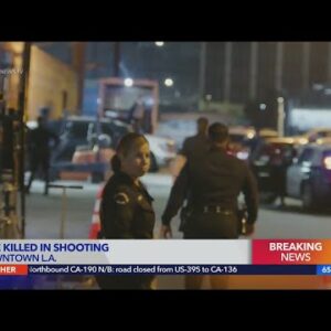 Man shot to death near Downtown L.A. movie set