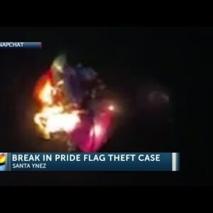 EXCLUSIVE: Video of burning pride flag stolen from local church in Santa Ynez Valley surfaces ...