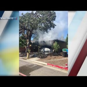 Paso Robles Fire crews contain residential structure fire to garage