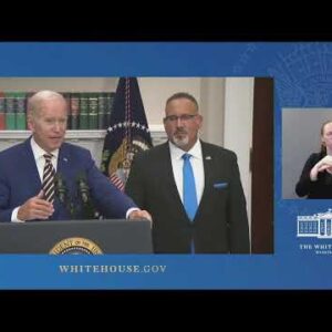 President Biden delivers remarks on student loan forgiveness