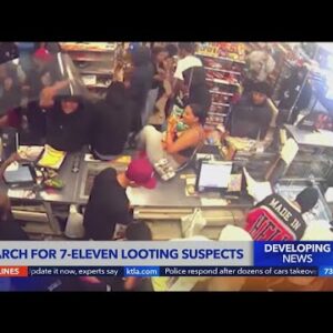 Search on for 7-Eleven looting suspects