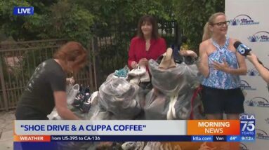 She Angels Foundation hosts 'Shoe Drive & A Cuppa Coffee' event