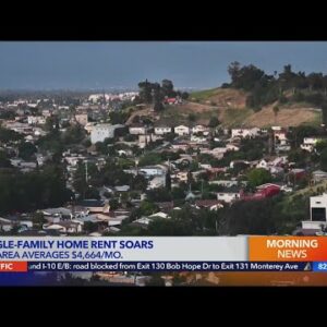 Single family home rent soars