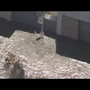 Sky5 Video: Water main break floods streets in Wilmington