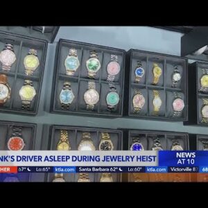 Suit: Brink's driver asleep during California jewelry heist