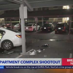 Suspect fatally shot in apartment complex shootout in Riverside