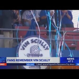 Tributes continue to pour in for Vin Scully