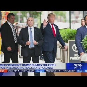 Trump says he took the 5th Amendment in NY probe