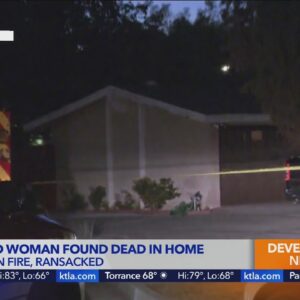 Woman found dead after fire inside Woodland Hills home