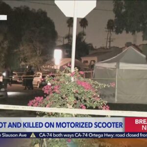 Woman on motorized scooter shot and killed in L.A.'s Green Meadows neighborhood