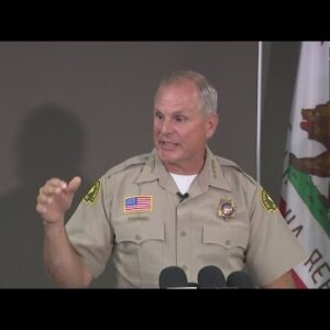 San Bernardino County Sheriff Shannon Dicus discusses deadly shooting of Fontana kidnapping suspect,