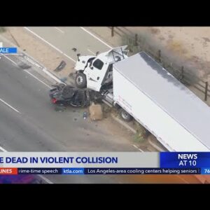 1 dead in Palmdale crash