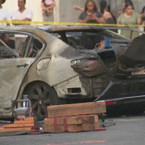 1 dead, others injured after a fiery car crash in the City of Industry