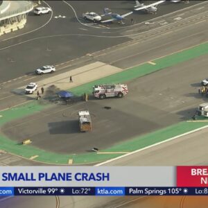 2 dead as plane crashes at Santa Monica Airport