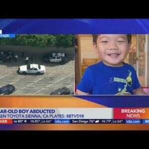2-year-old boy inside minivan stolen in Buena Park