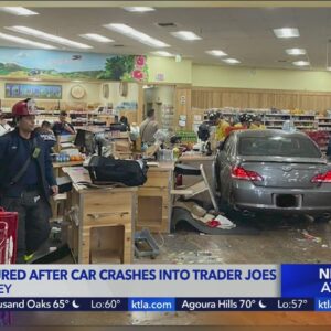 4-6 people injured after car crashes into Bay Area Trader Joe's