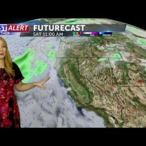 A cooler and potentially wet weekend (for some) follows a mild Friday