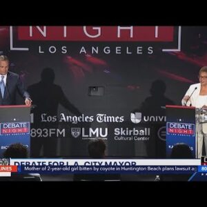 Bass, Caruso return to campaigning after mayoral debate