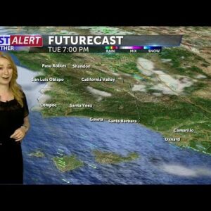 Conditions are drying and clearing out Tuesday