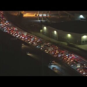 Crash, spill on 710 Freeway causes traffic backups