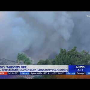 Fairview Fire - Wednesday 1 p.m. Update