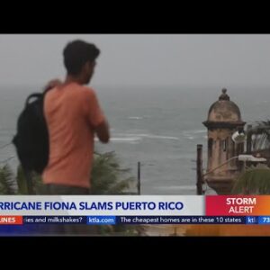 Hurricane Fiona slams Puerto Rico