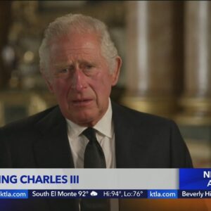 King Charles gives first official speech